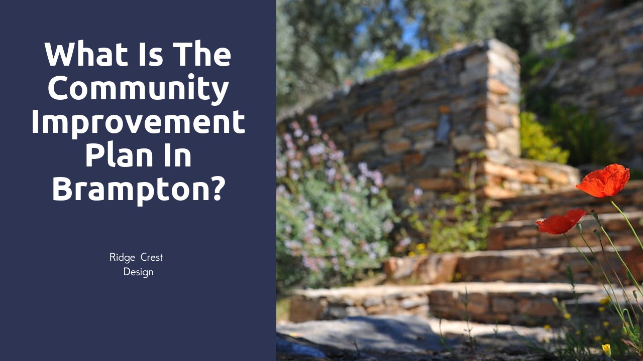 What is the community improvement plan in Brampton?